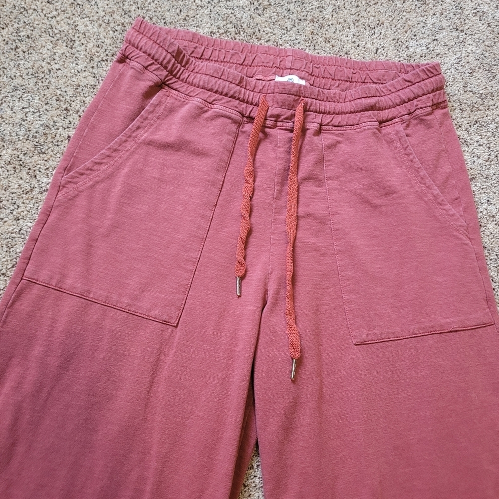 Sundry Womens Wide Leg Cropped Pull On Pants Size 4 - Picture 5 of 8